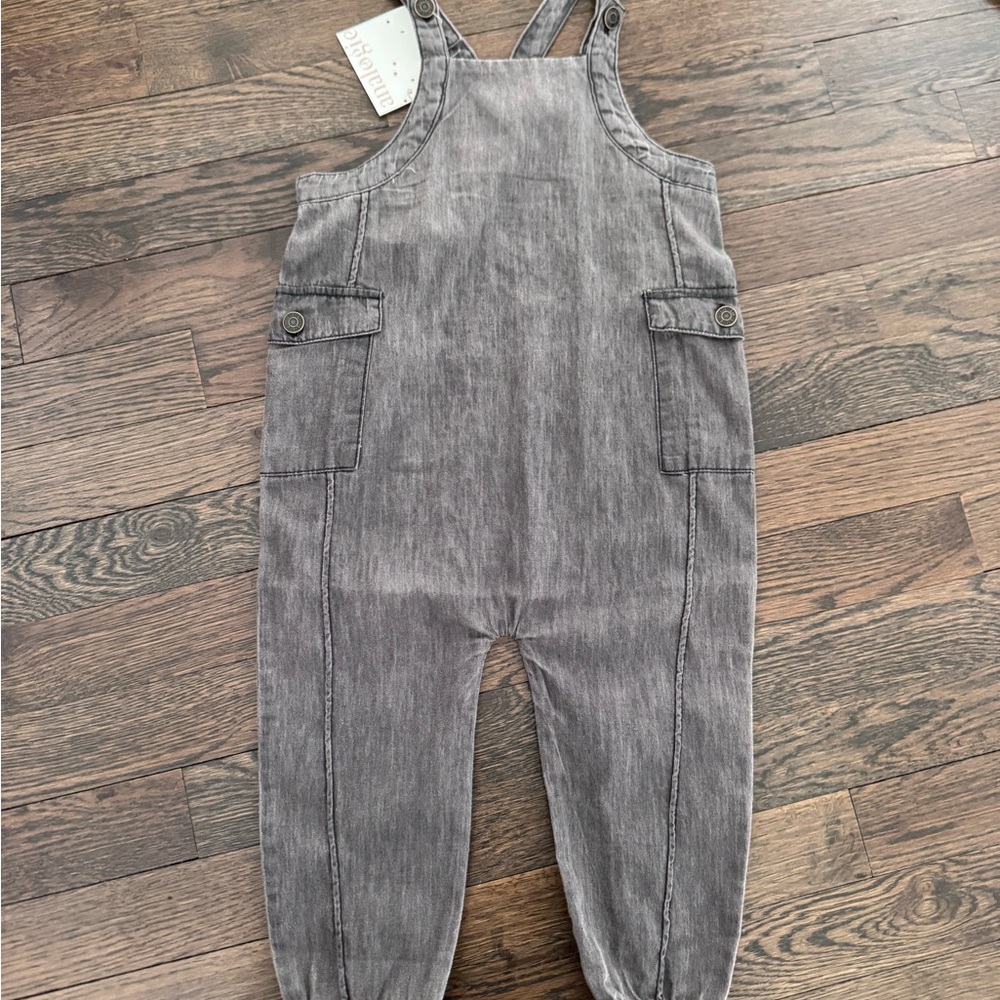 Analog Gray Kids Jumpsuit